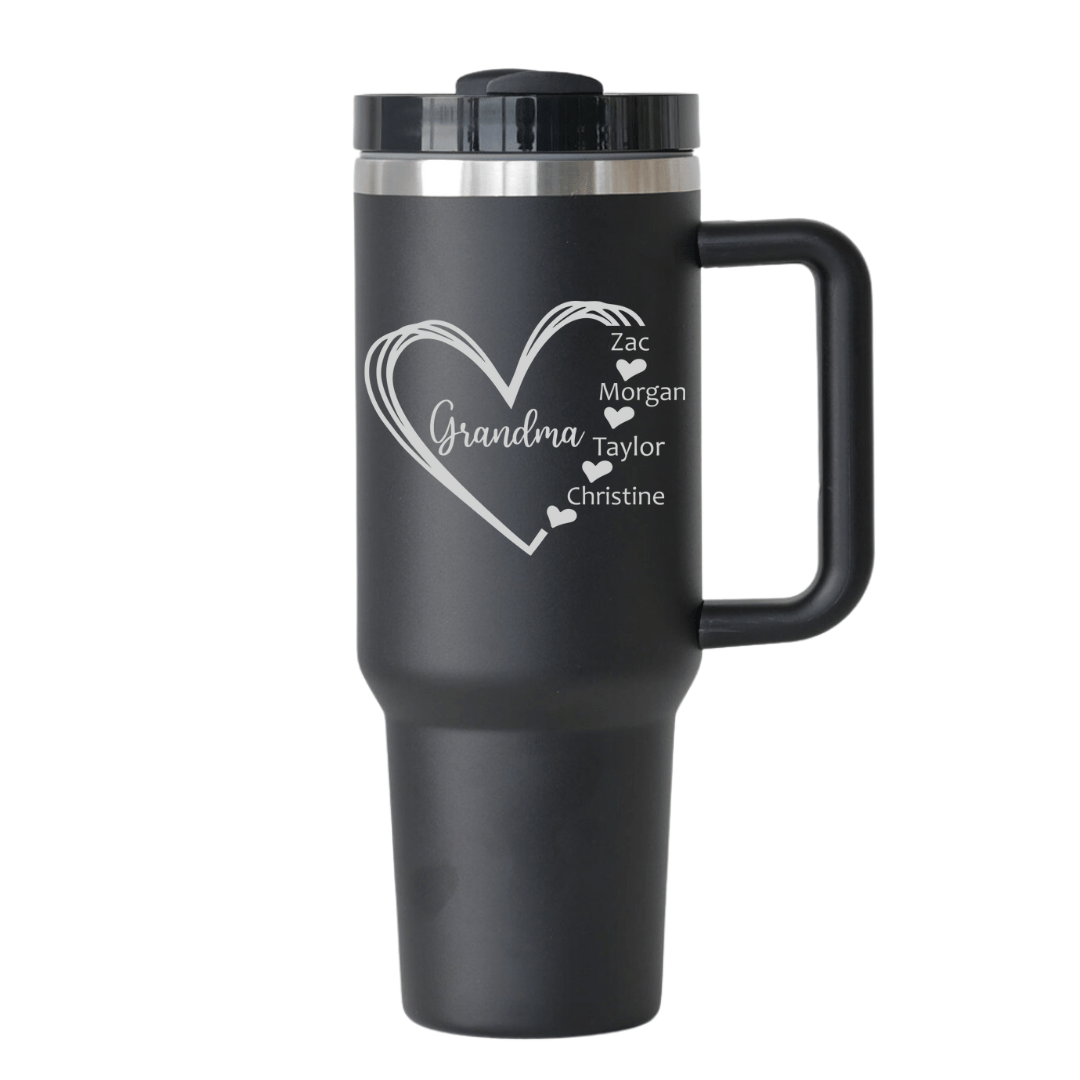 Custom Engraved Grandma Insulated Tumbler