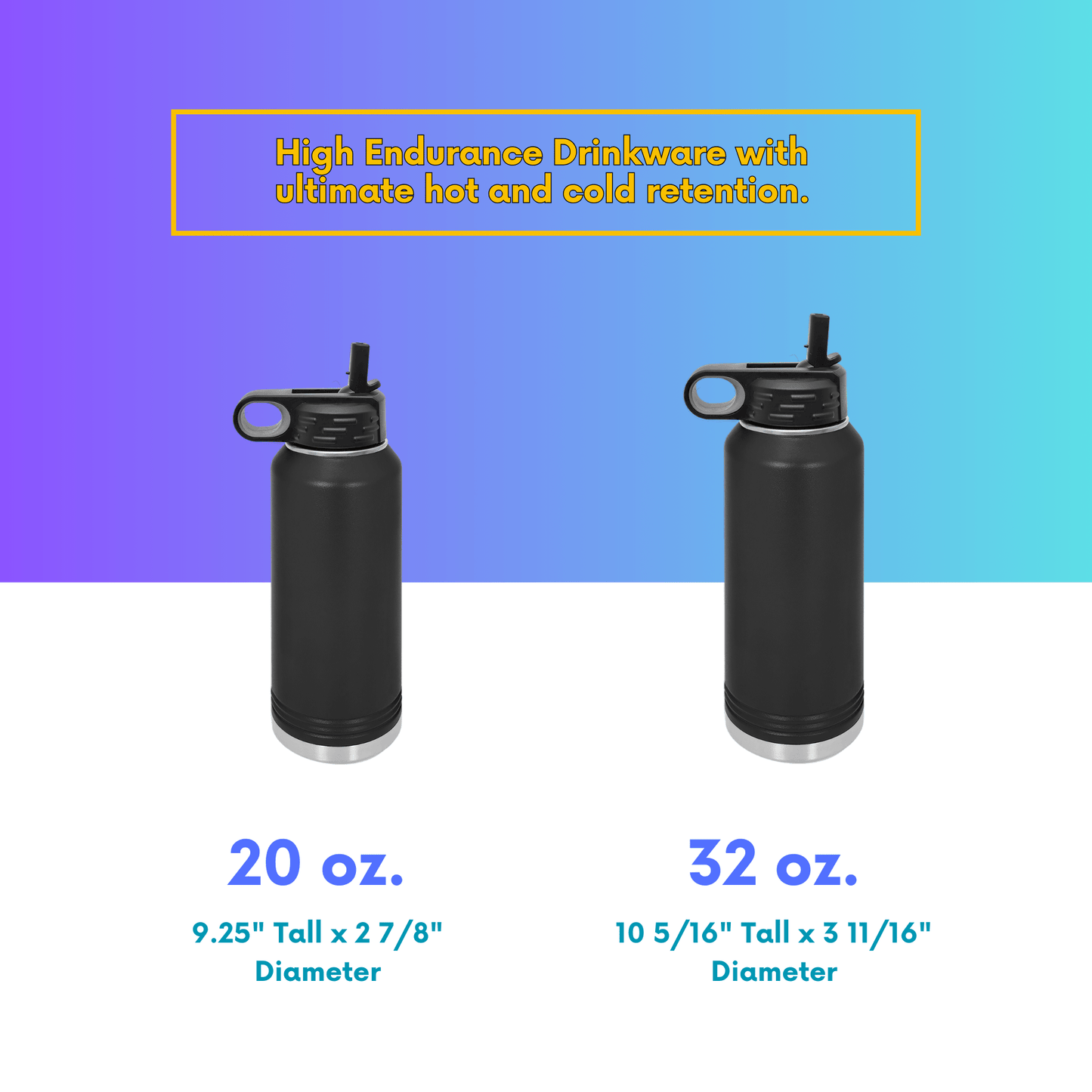 32 oz. Insulated Water Bottle. QUANTITY DISCOUNTS AVAILABLE!