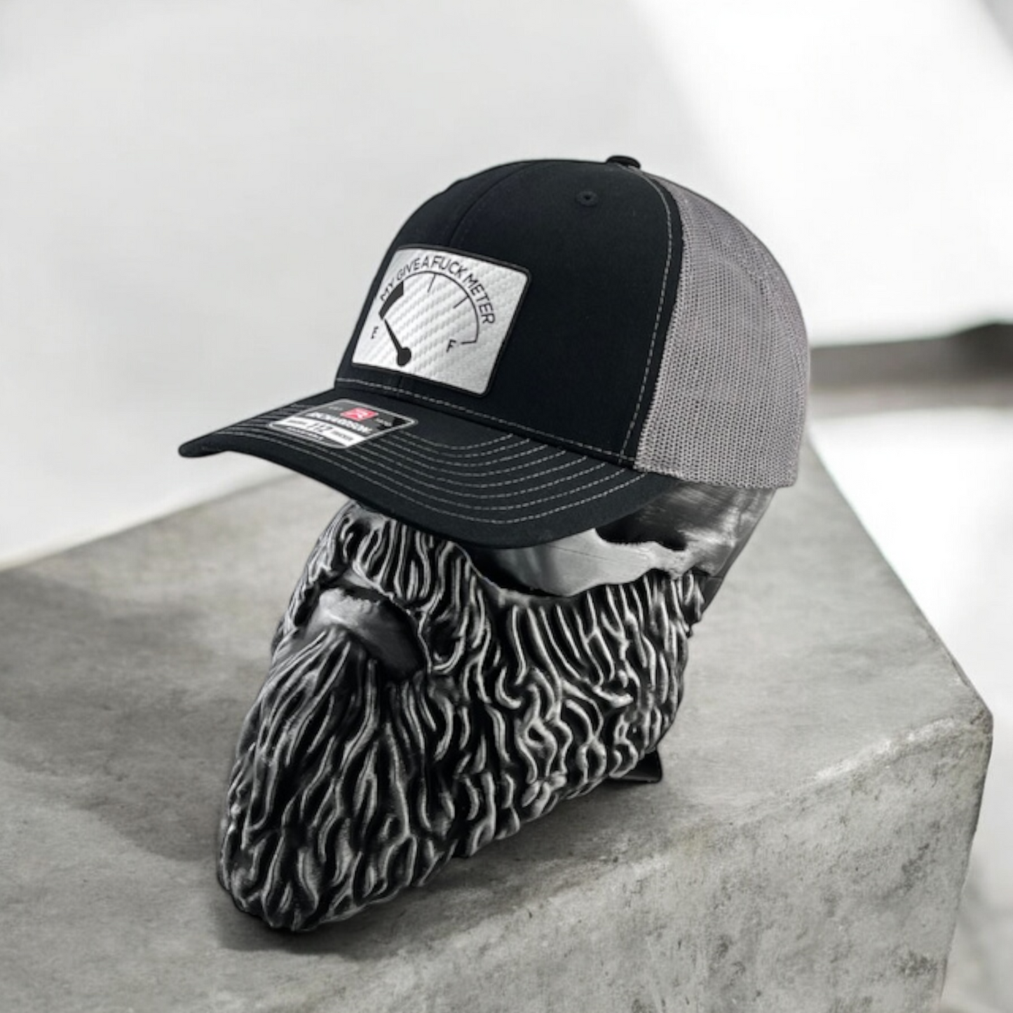 Give A F*CK Meter - Richardson 112 Patch Trucker Hat