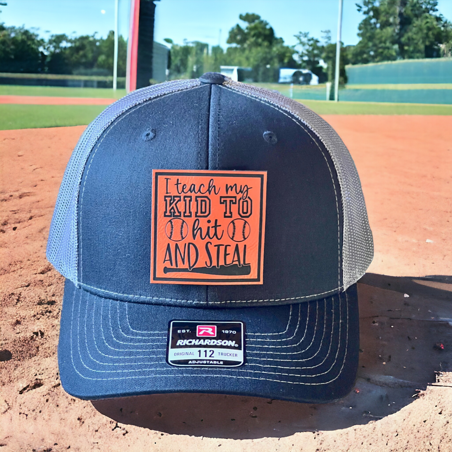 I Teach My Kid to Hit & Steal Richardson 112 Classic Trucker Snapback
