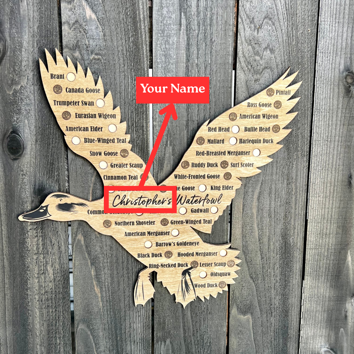 Personalized Duck Hunting Harvest Log Tracking Journal