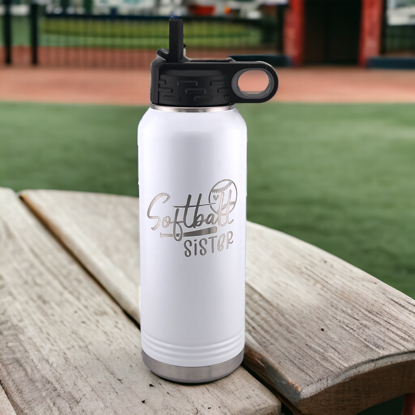 Softball Sister 32 oz. Water Bottle