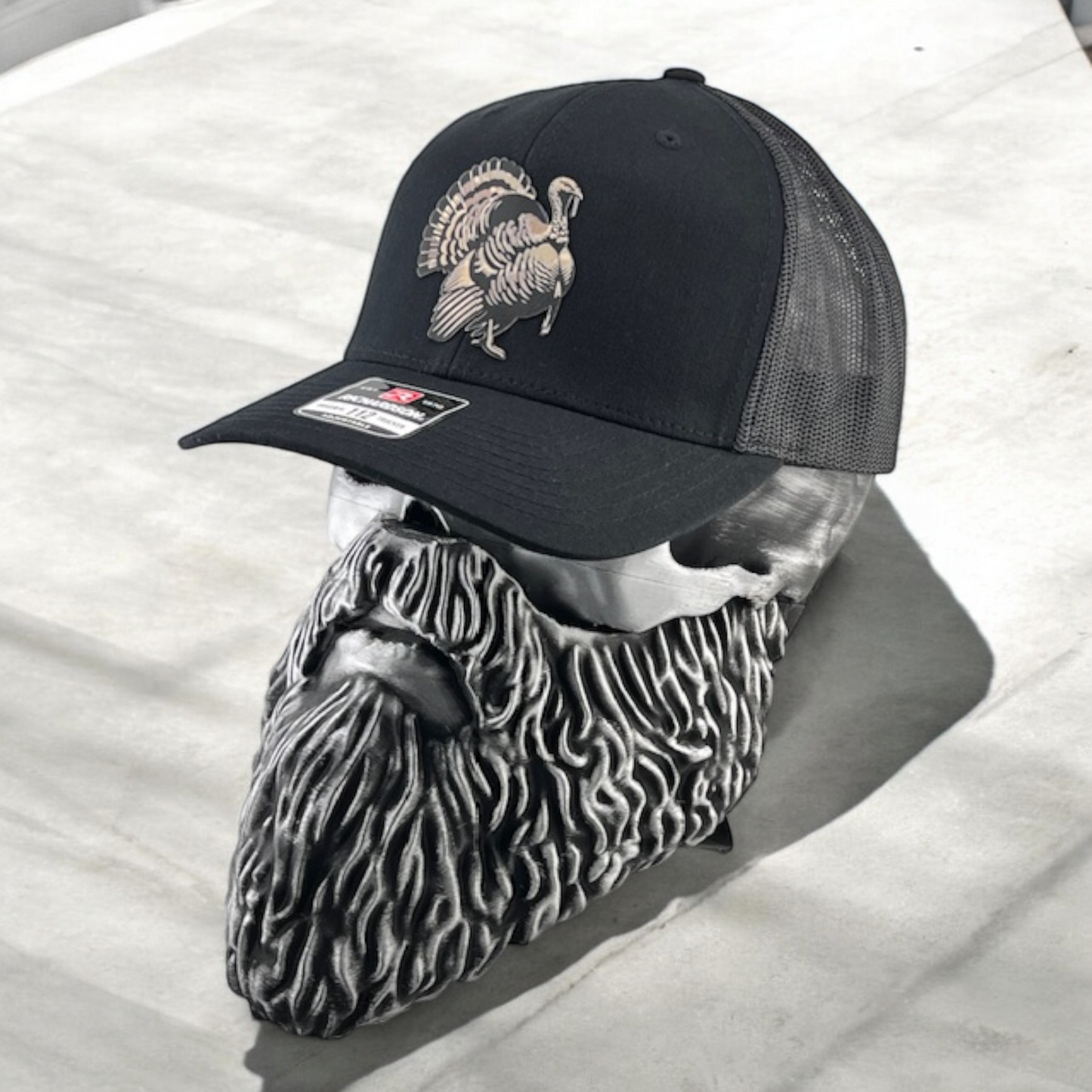 Full Strut Turkey Patch Trucker Hat - Richardson 112
