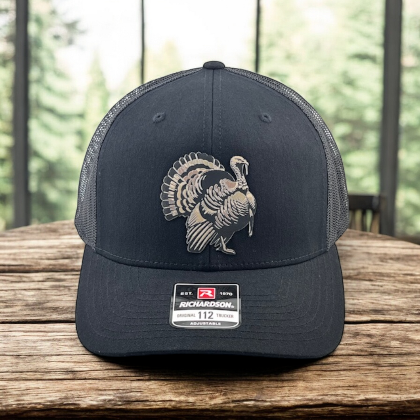 Full Strut Turkey Patch Trucker Hat - Richardson 112