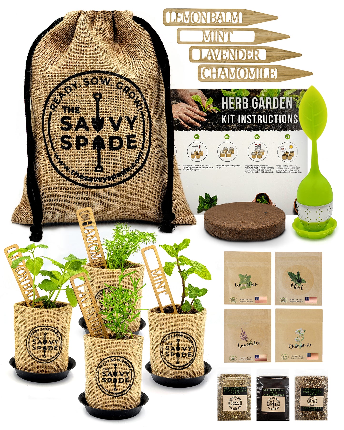 Herbal Tea Garden Starter Kit