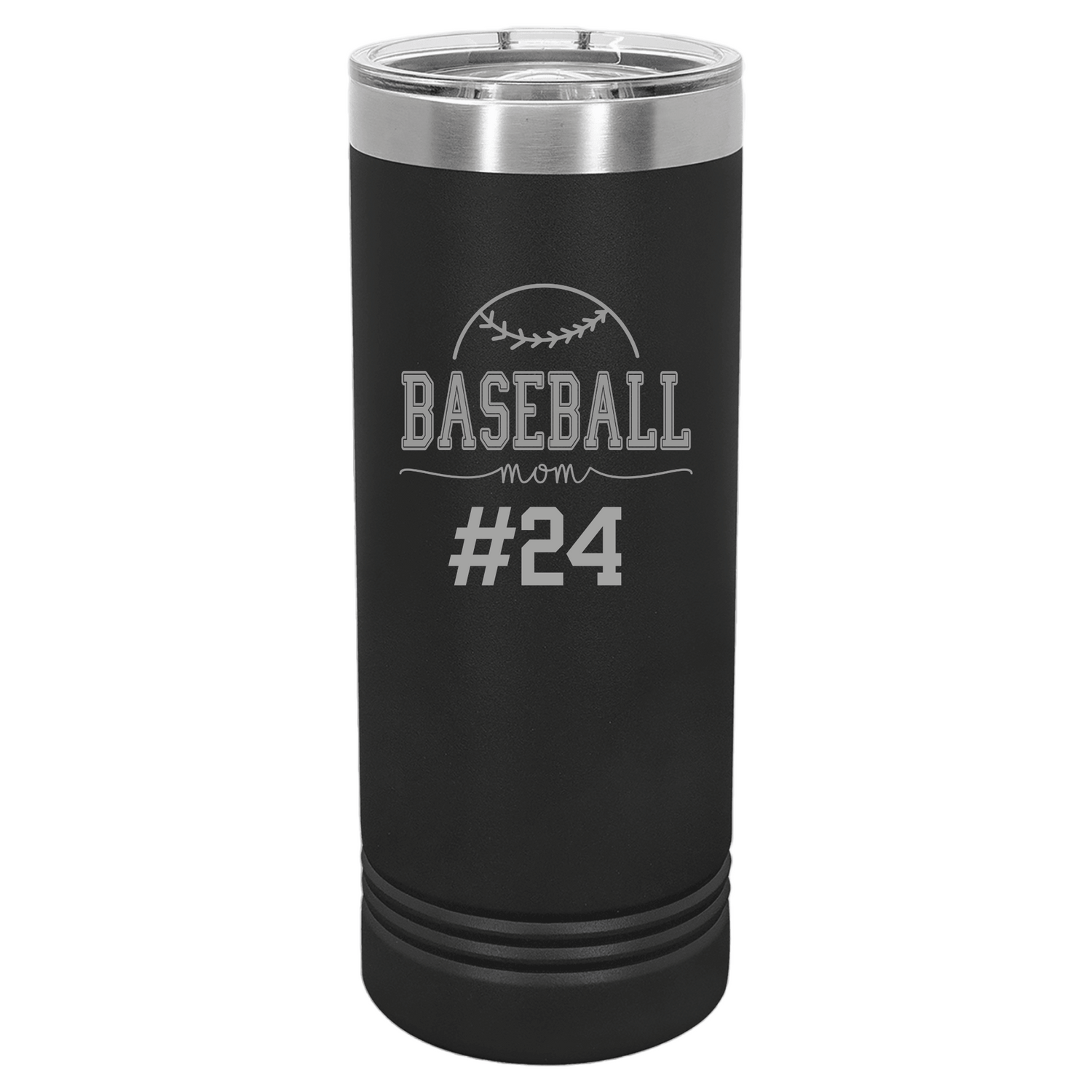 Baseball Mom 22 oz. Insulated Tumbler - with or without the number