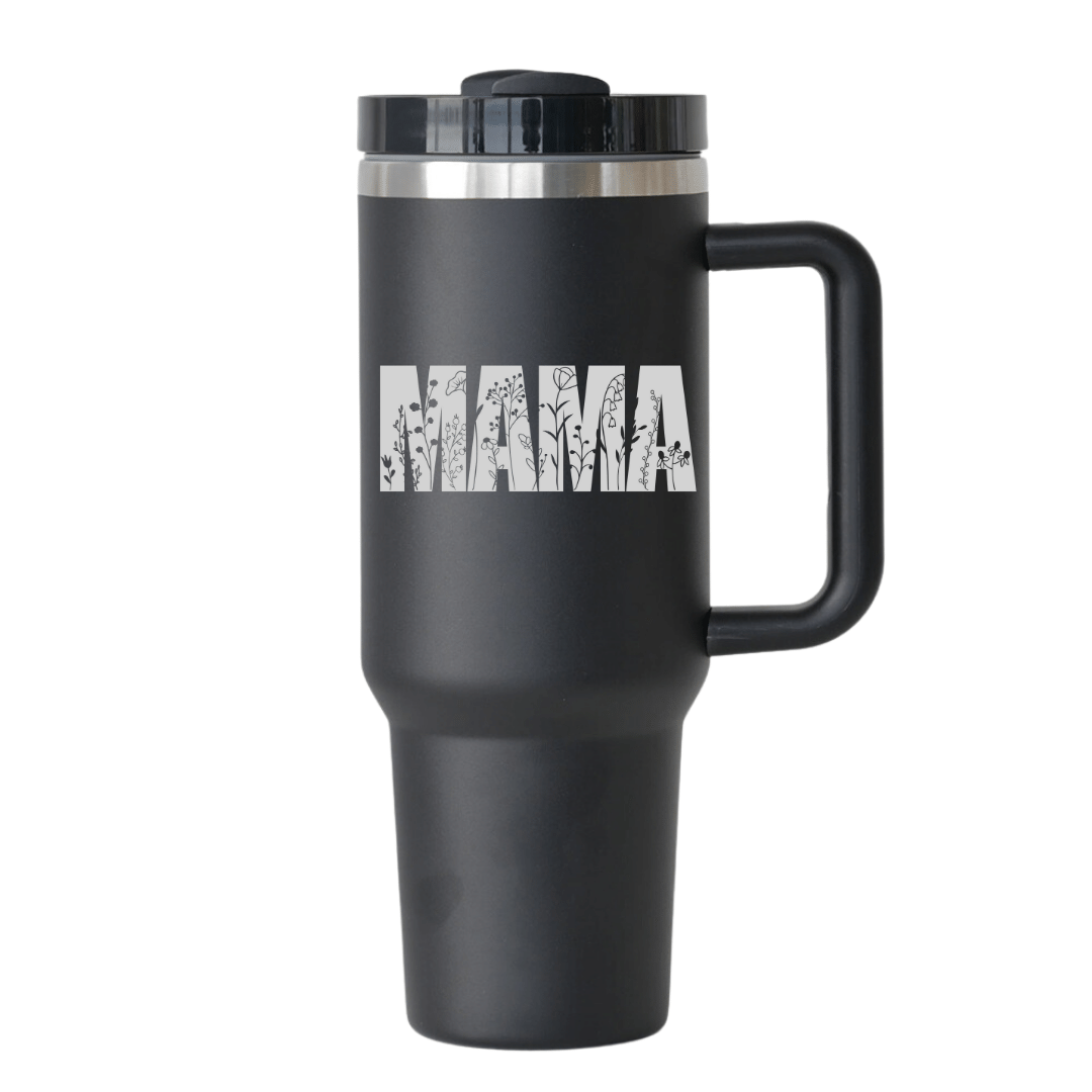 Mama 40 oz. Insulated Tumbler with handle