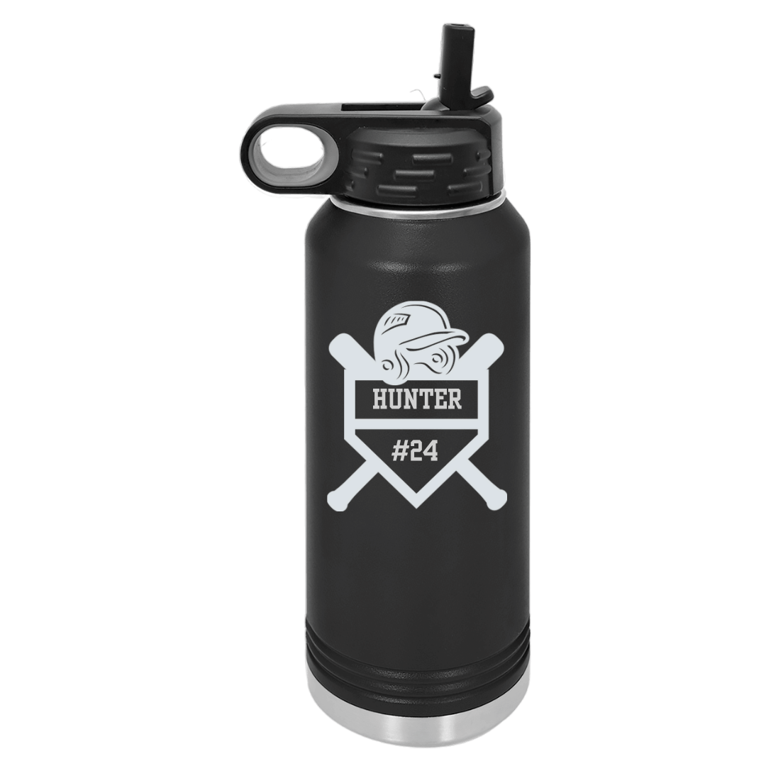 32 oz. Insulated Water Bottle - with or without the number.  QUANTITY DISCOUNTS AVAILABLE!