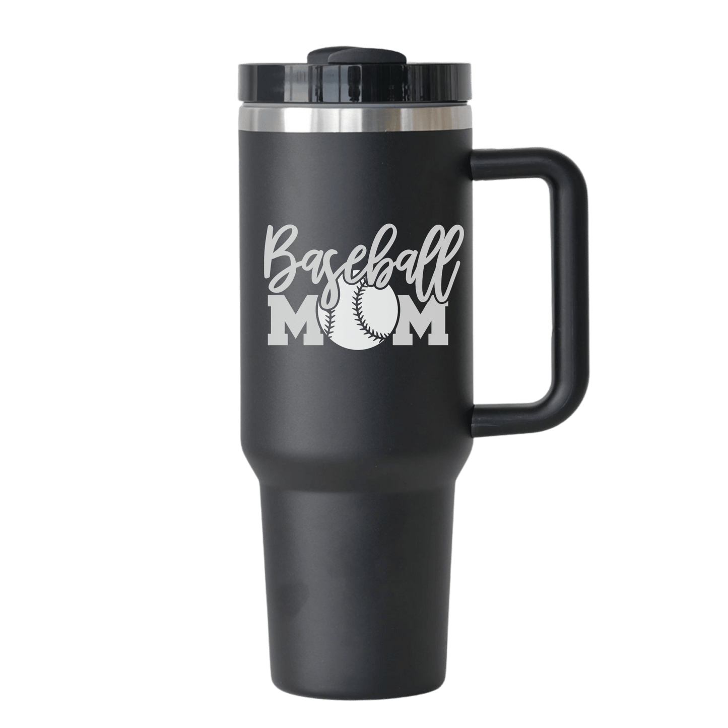 Baseball Mom Tumbler 40 oz. - with or without the number