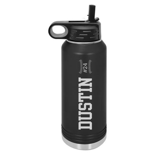32 oz. Insulated Water Bottle- with or without the number.  QUANTITY DISCOUNTS AVAILABLE!