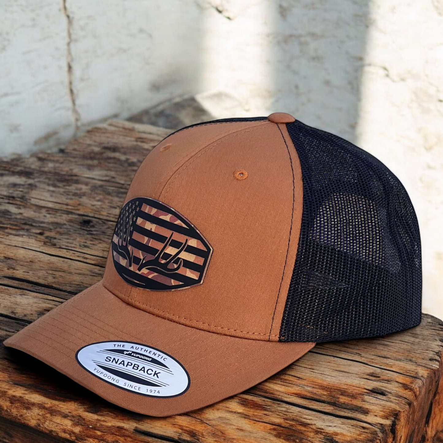 American Antlers Patch Hat