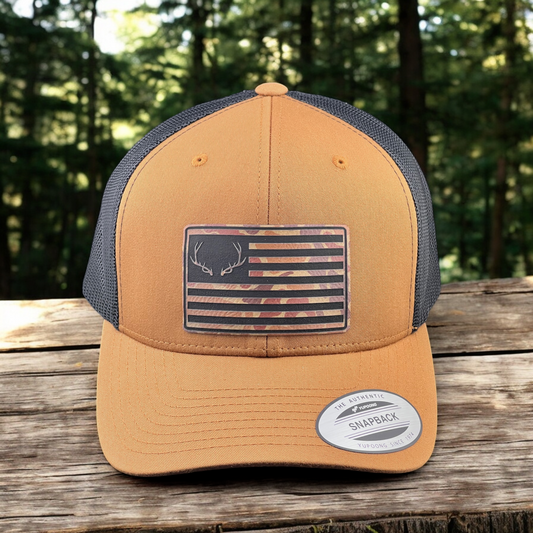 Antler Flag Patch Hat