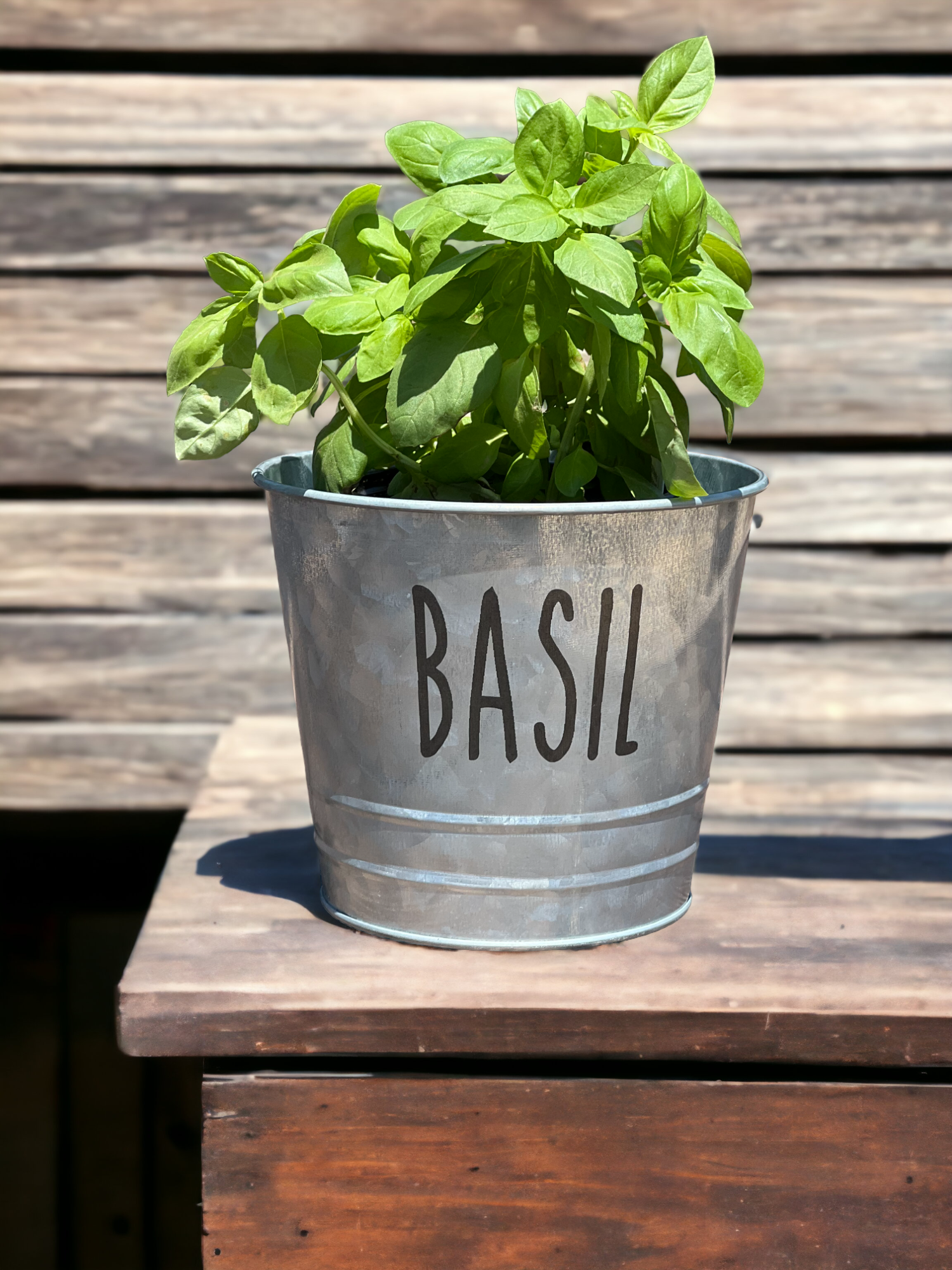 Farmhouse Herb Bucket Planter