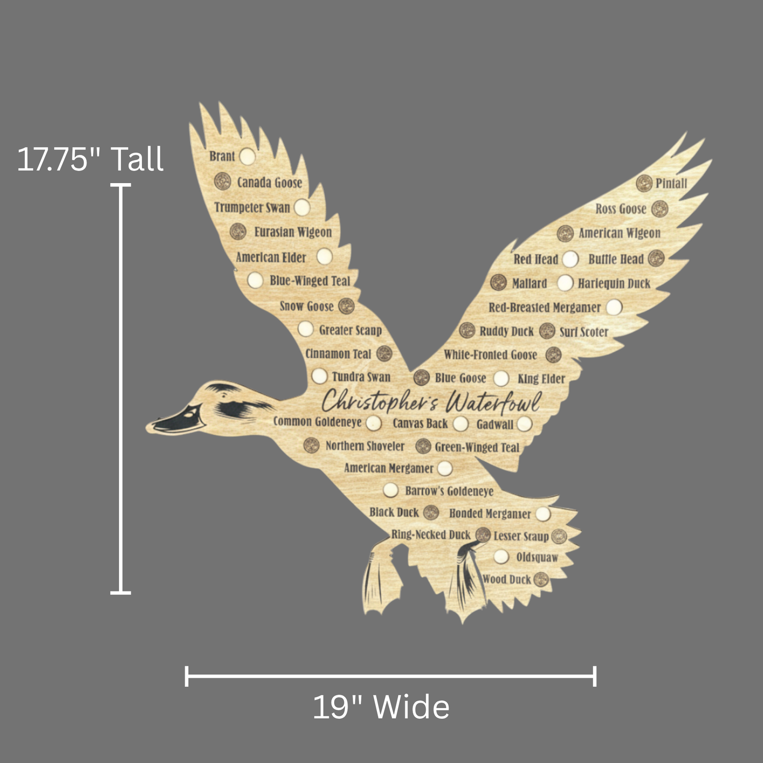Personalized Duck Hunting Harvest Log Tracking Journal