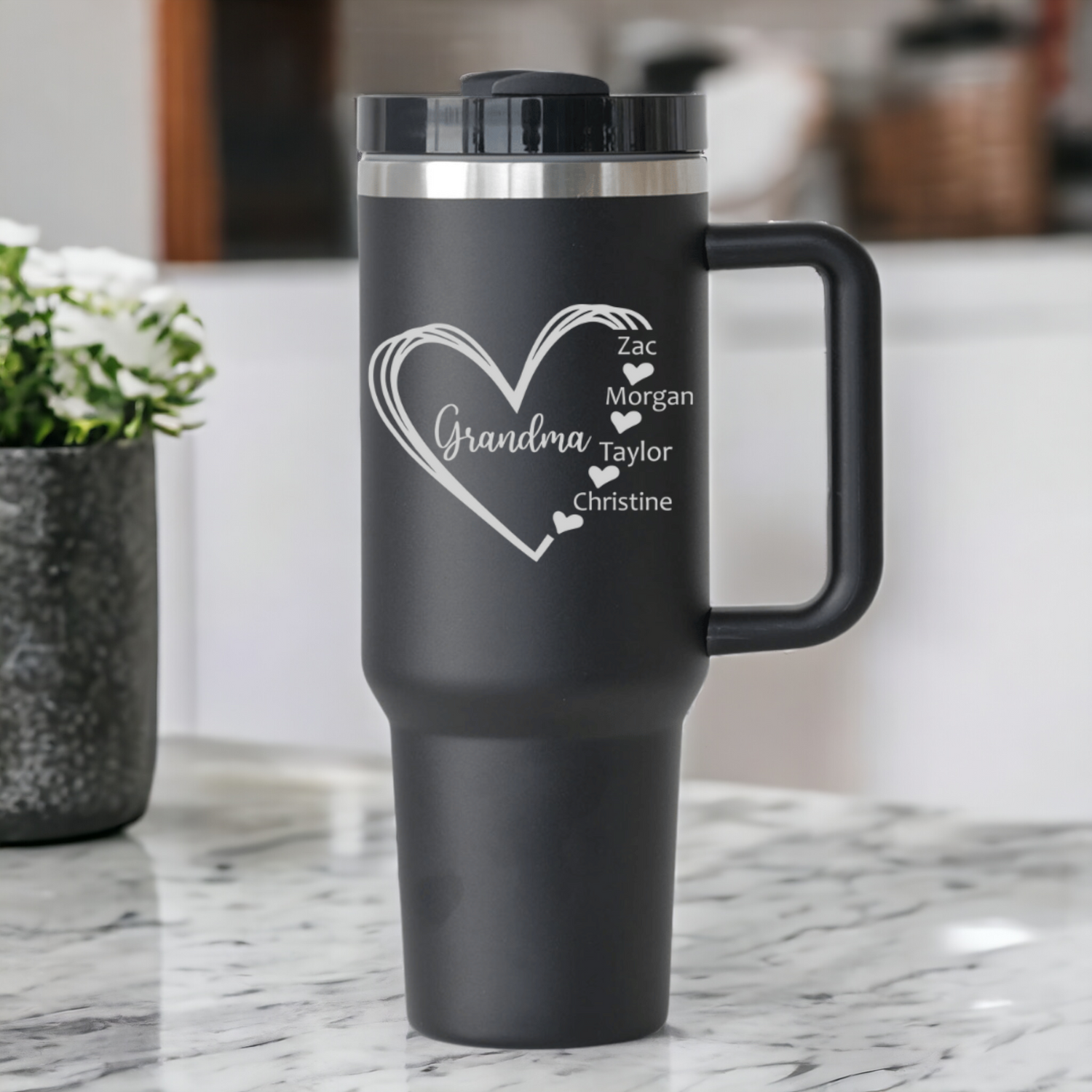 Custom Engraved Grandma Insulated Tumbler