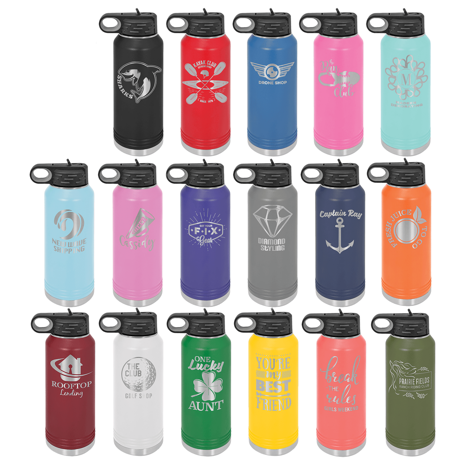 32 oz. Insulated Water Bottle