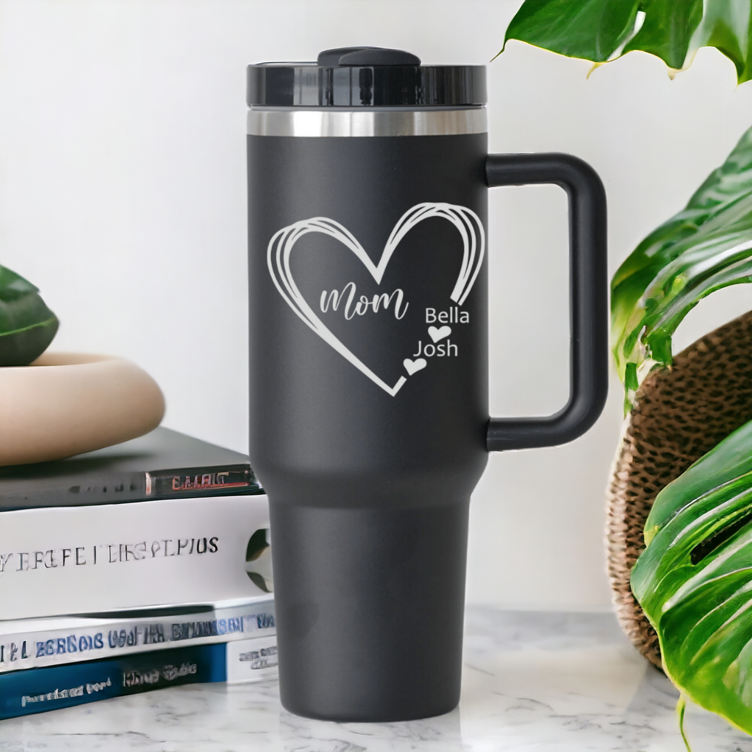 Custom Engraved Mom Insulated Tumbler