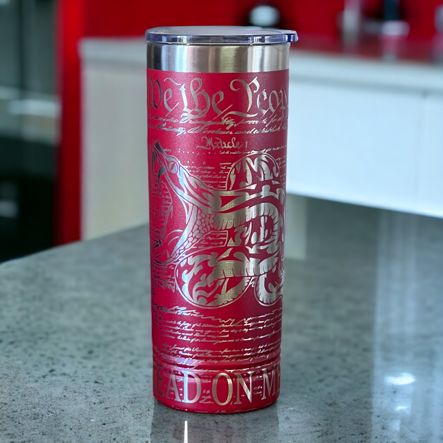 22 oz. Patriot Tumbler Engraved 360°