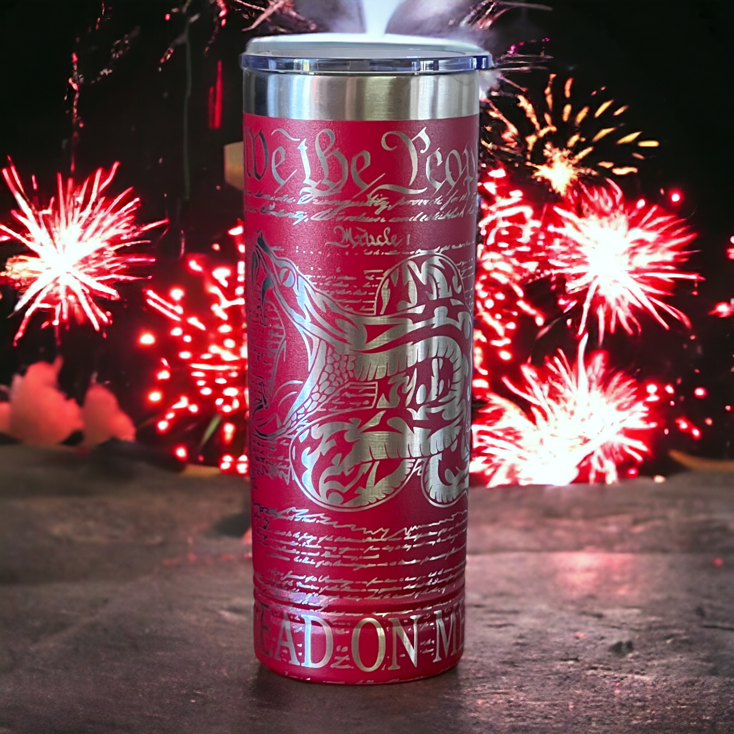 22 oz. Patriot Tumbler Engraved 360°