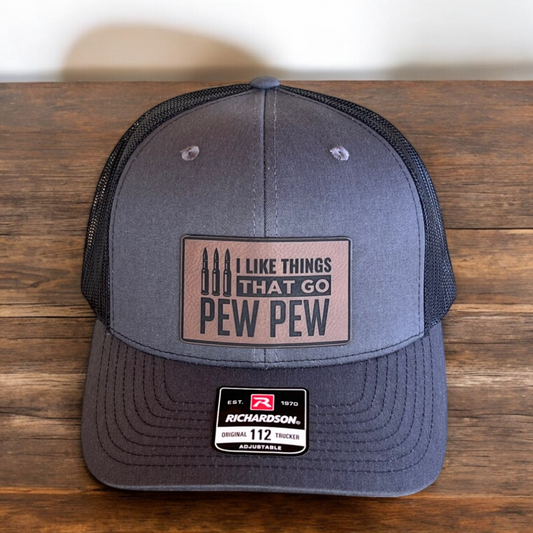 Things That Go Pew Pew Patch Hat