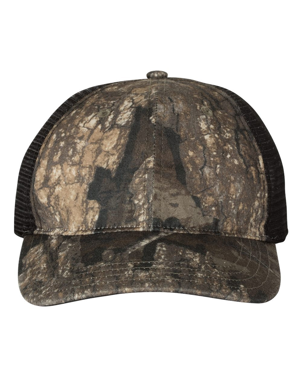 Richardson Garment Washed Camo 111P Trucker Hat + Your Logo
