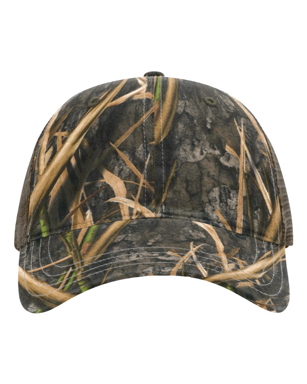 Richardson Garment Washed Camo 111P Trucker Hat + Your Logo