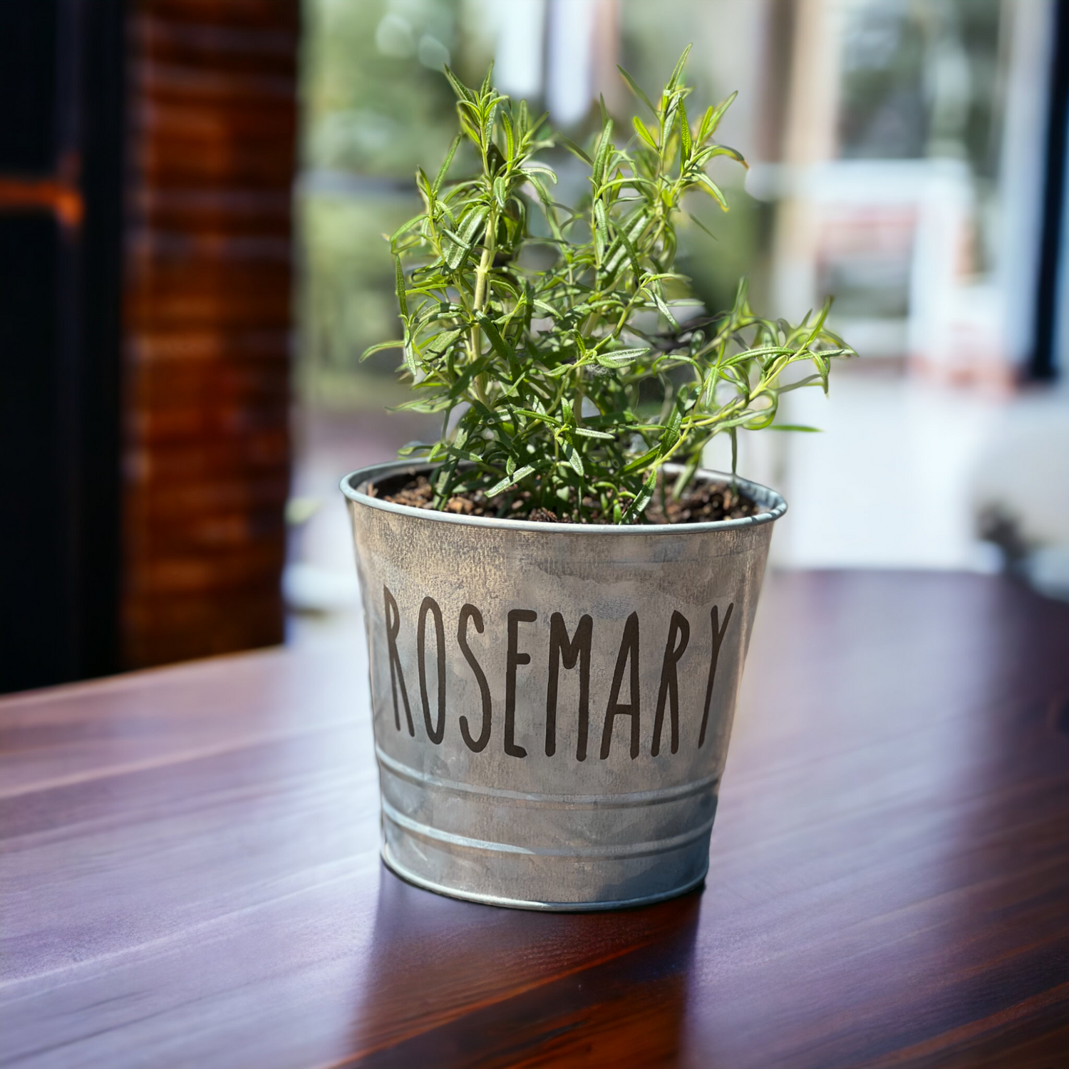 Farmhouse Herb Bucket Planter