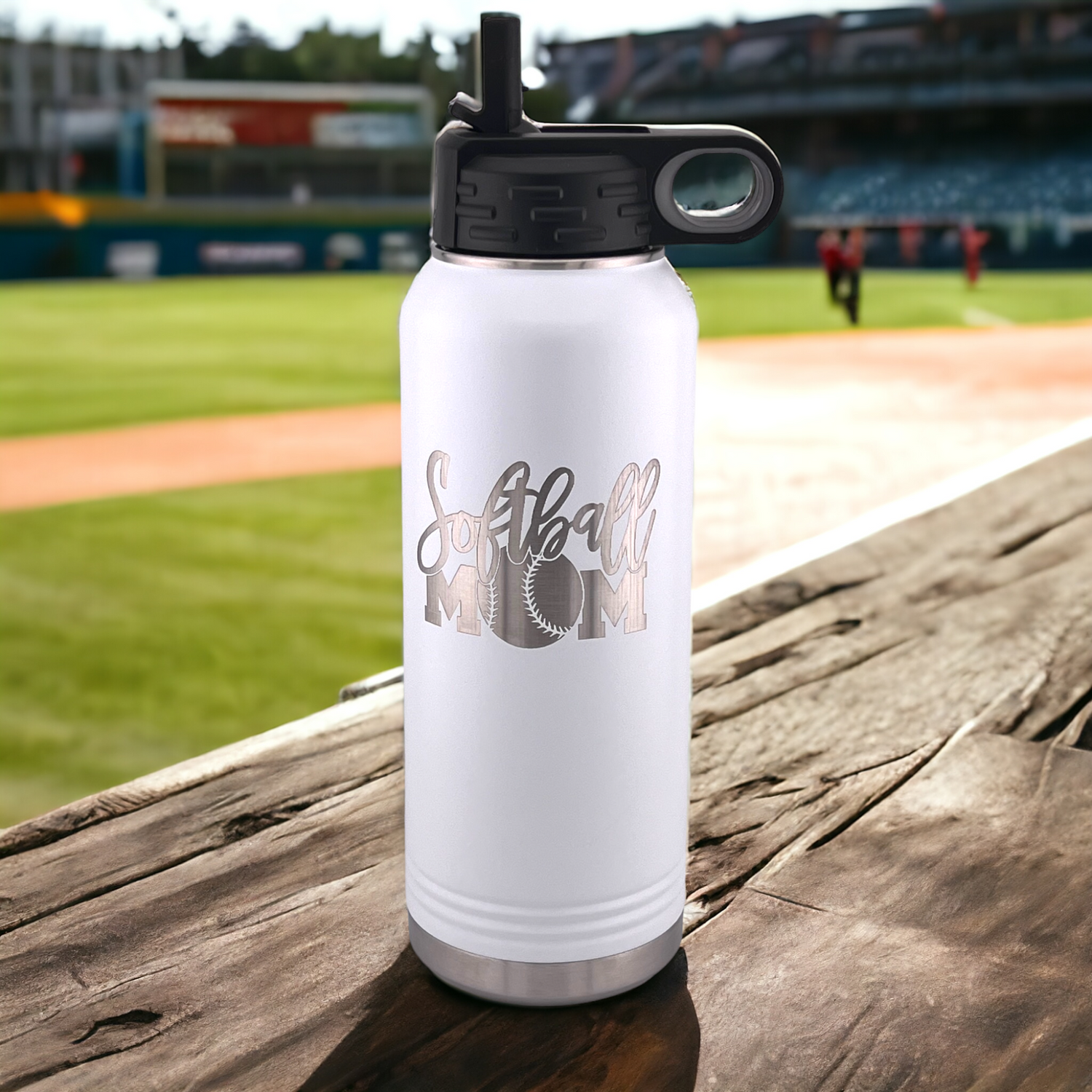 Softball Mom 32 oz. Water Bottle
