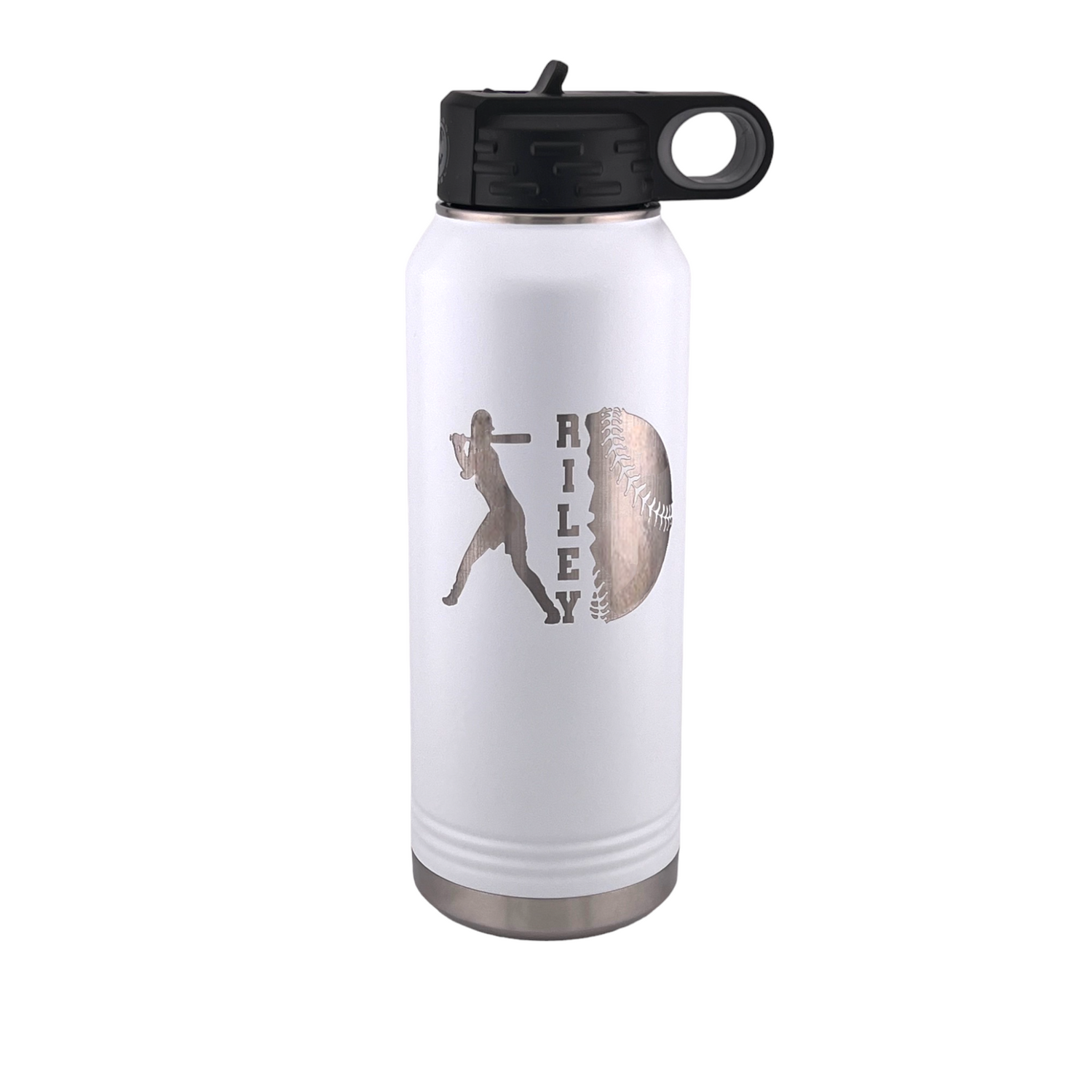 Custom 32 oz. Softball Insulated Water Bottle - with or without the number.  QUANTITY DISCOUNTS AVAILABLE!