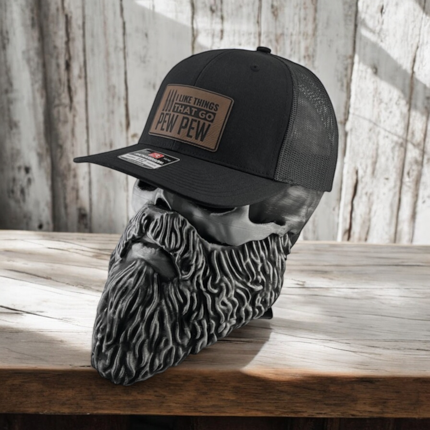 I Like Things That Go Pew Pew Richardson 112 Patch Trucker Hat