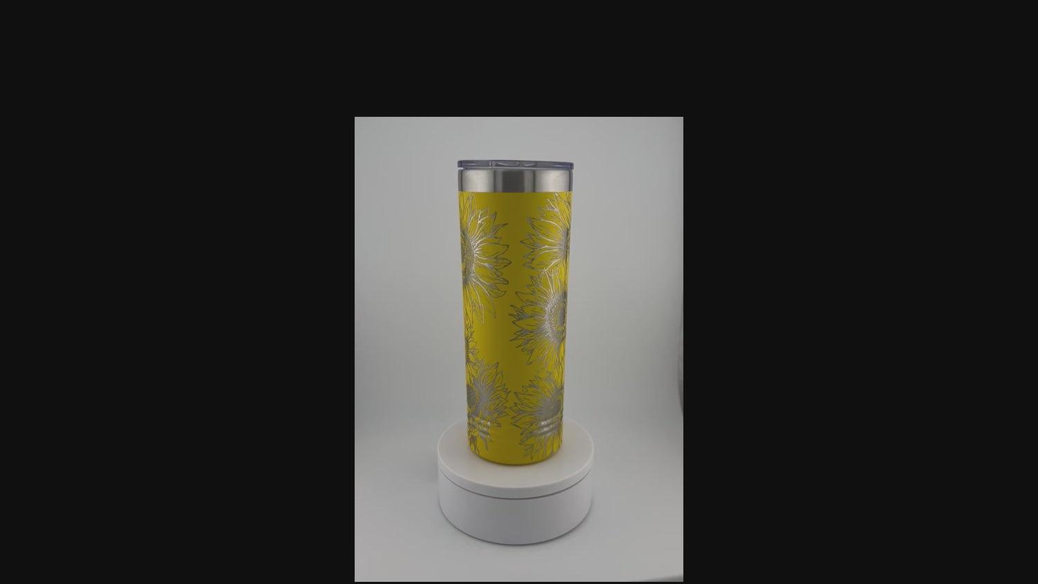 22 oz. Sunflower Tumbler Engraved 360°