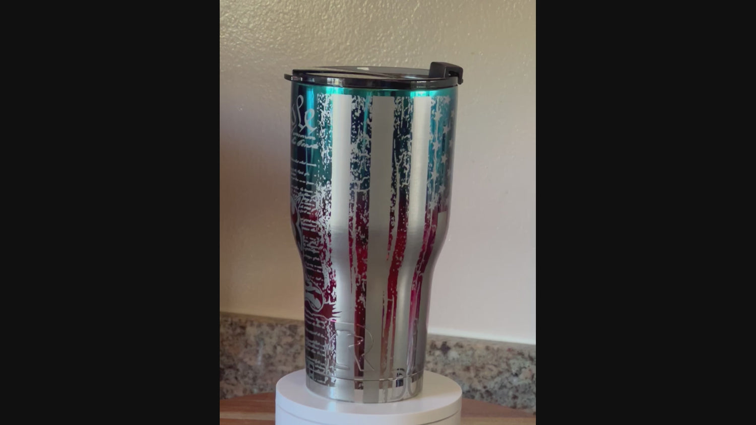 RTIC 30 oz. Insulated Patriot Tumbler Engraved 360°