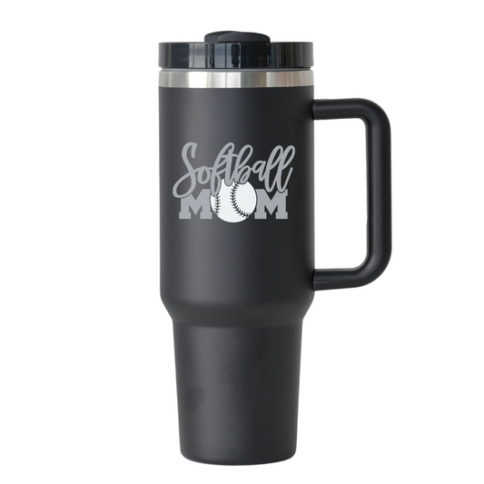 Softball Mom Insulated Tumbler - with or without the number