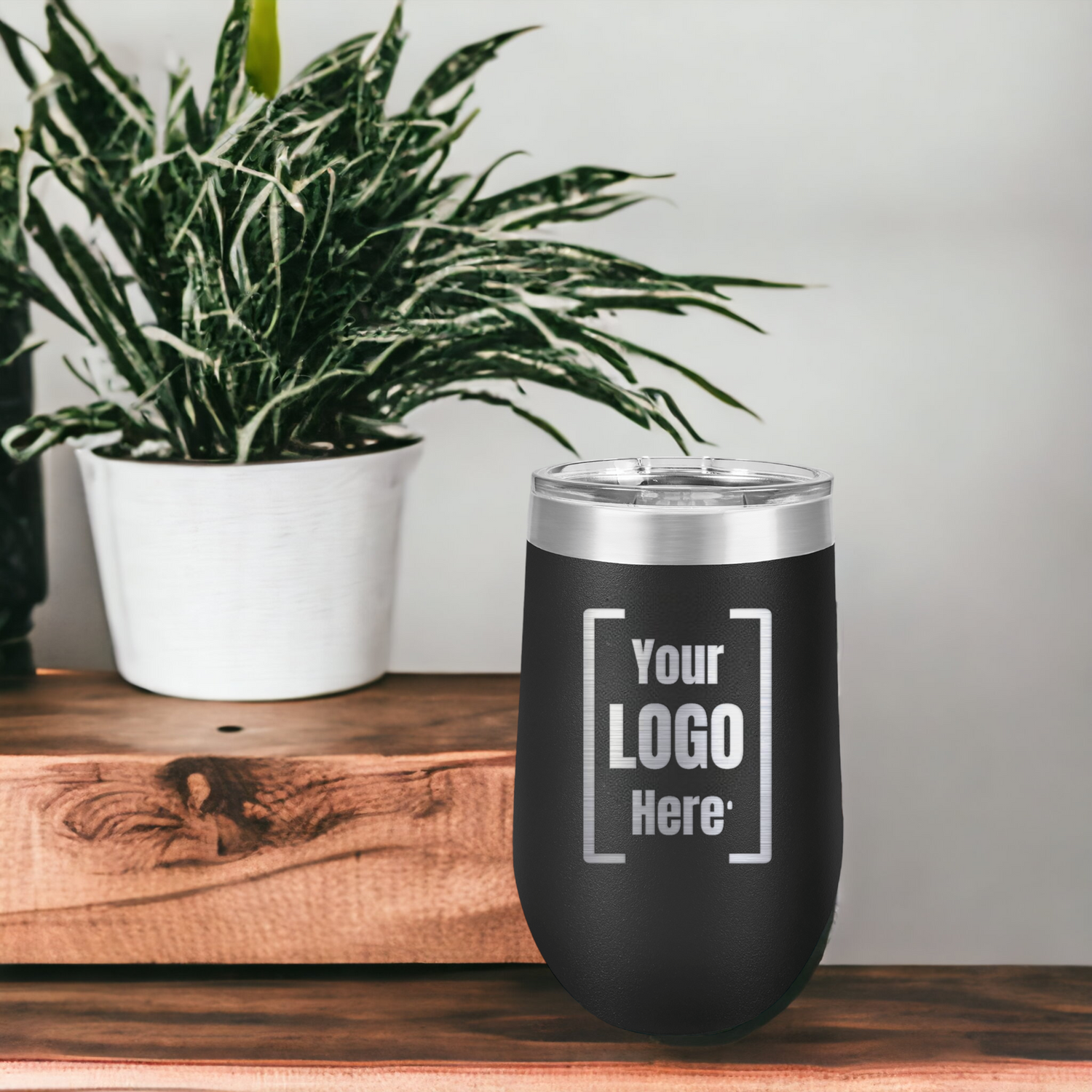 16 oz. Vacuum Insulated Stemless Tumbler with Lid