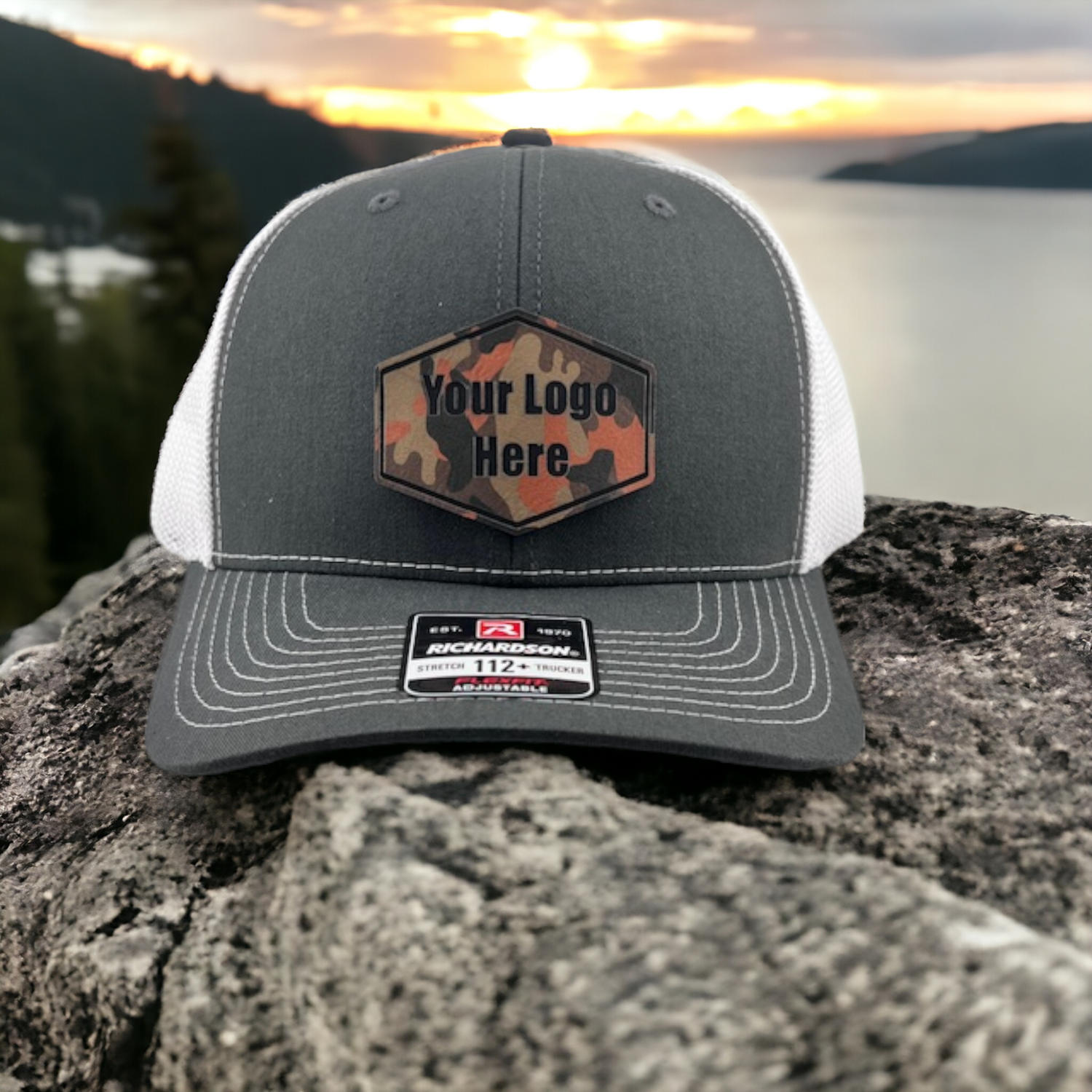 Richardson Adjustable Trucker Hat 112PL  R-Flex + Your Logo