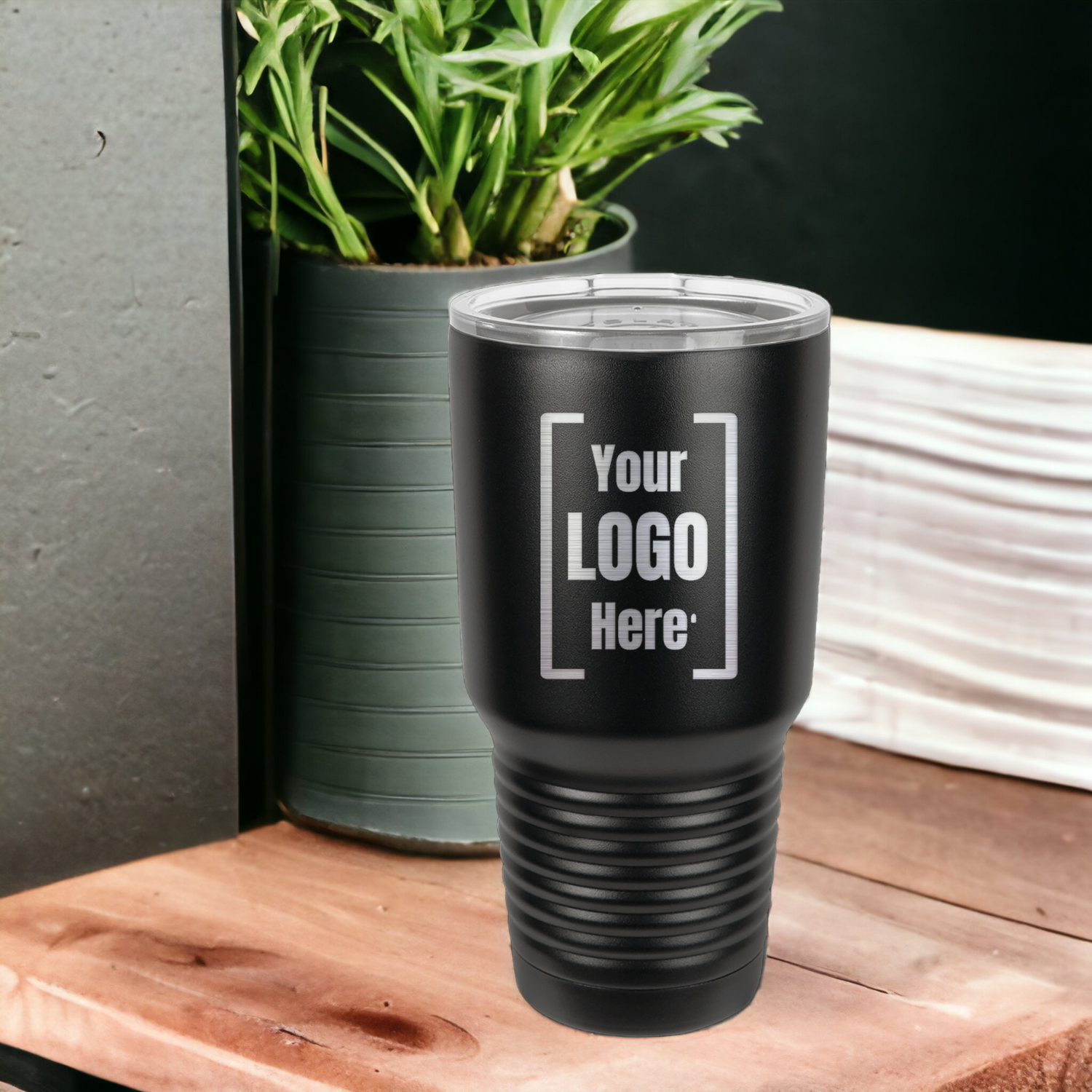 30 oz. Vacuum Insulated Ringneck Tumbler with Clear Lid